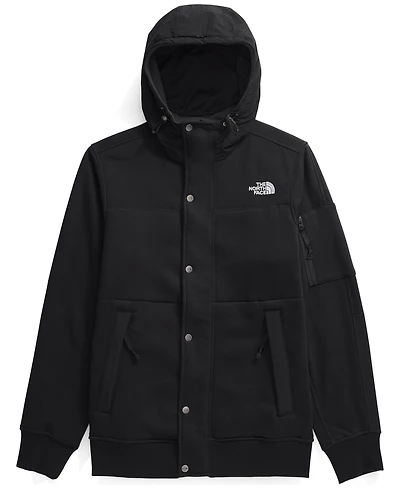 The North Face Men's Highrail Zip-and-Snap Front Fleece Hooded Jacket