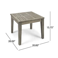 Streamdale Hampton Wood Outdoor Side Table