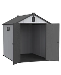6x8FT Plastic Storage Shed: Big Storage for Backyard and Garden