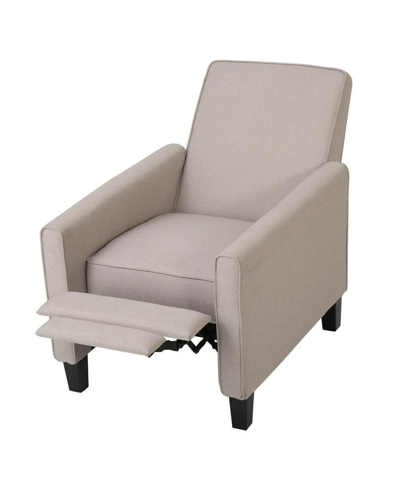 Streamdale Furniture Elegant Floral Push Back Recliner For Comfort And Style