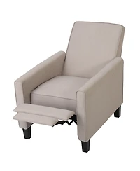 Streamdale Furniture Elegant Floral Push Back Recliner For Comfort And Style