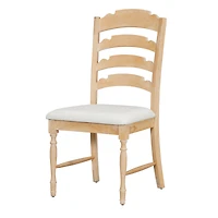 Streamdale Vintage Serrated Back Dining Chairs (Set of 4)