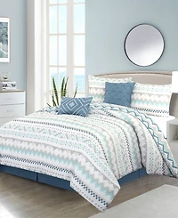 Stratford Park Nereida Geometric 6-Pc. Comforter Set, Queen