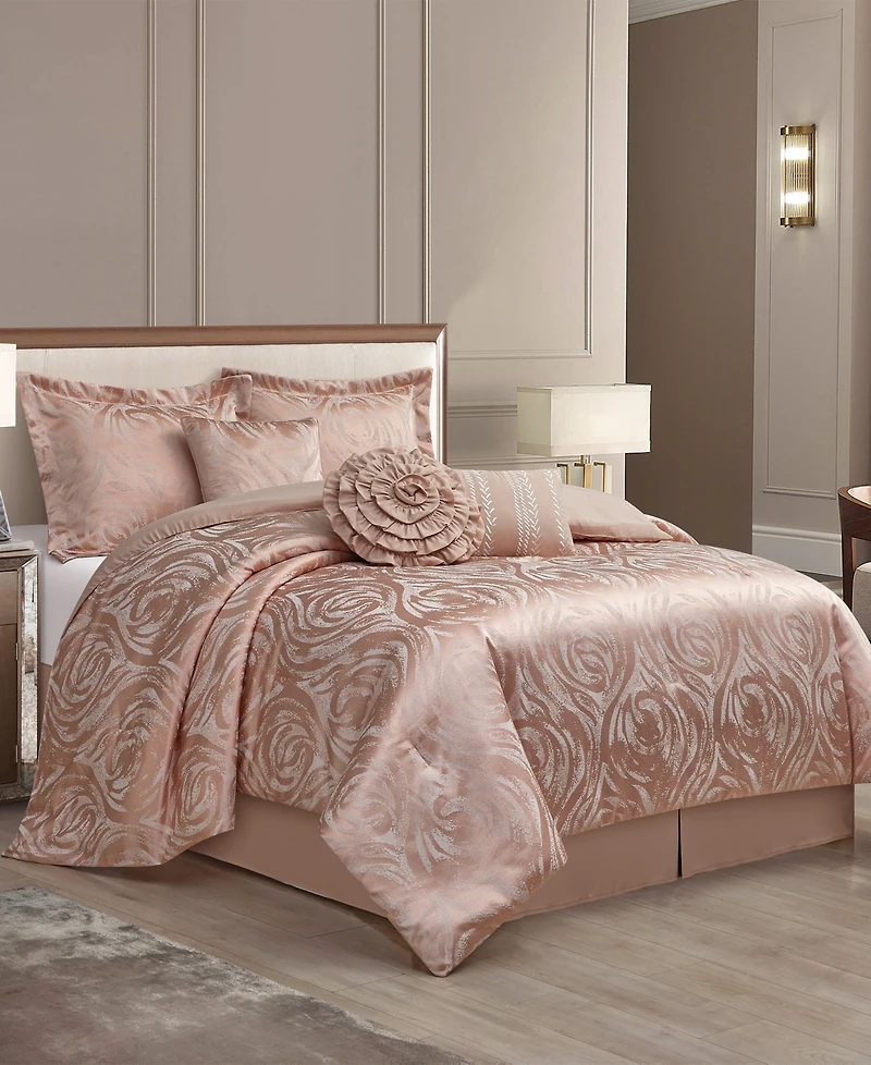 Stratford Park Alameda Floral 7-Pc. Comforter Set, California King