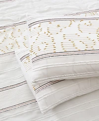 Stratford Park Ferdinico Stripe 7-Pc. Comforter Set