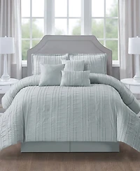 Stratford Park Katniss Stripe 7-Pc. Comforter Set, California King