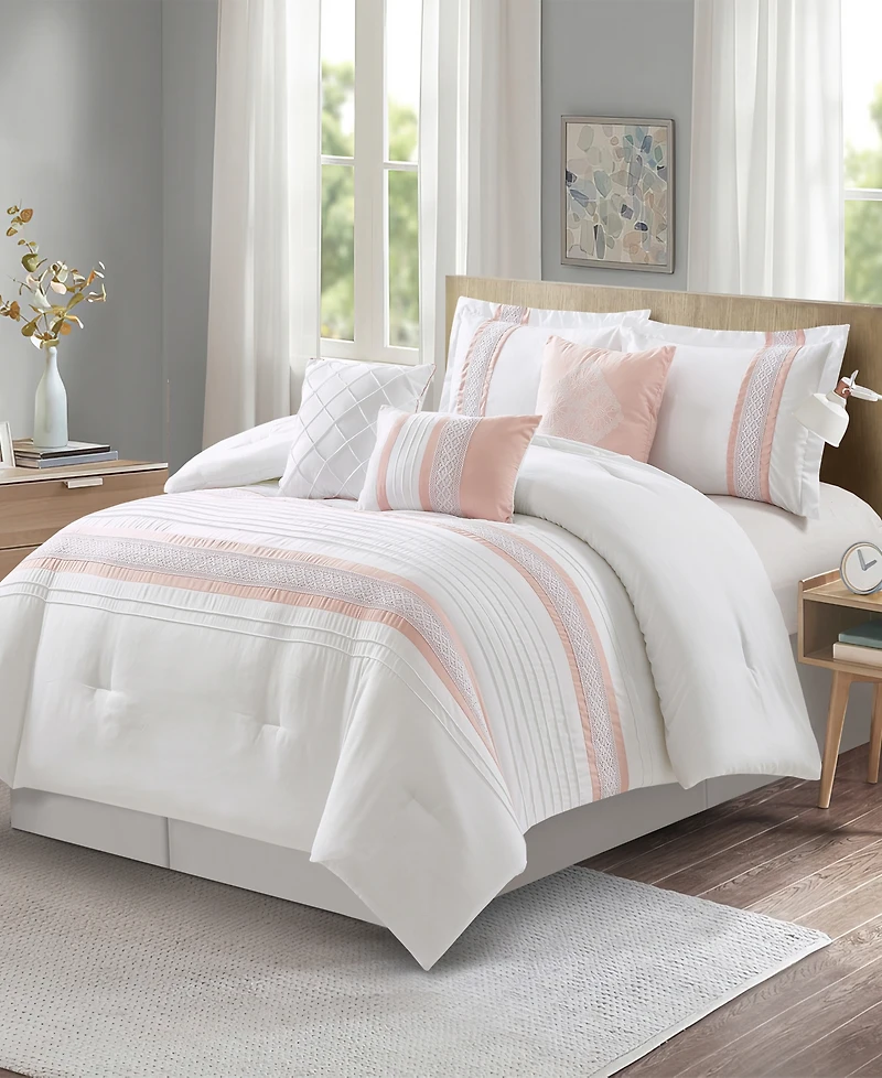 Stratford Park Durango Stripes 7-Pc. Comforter Set, California King