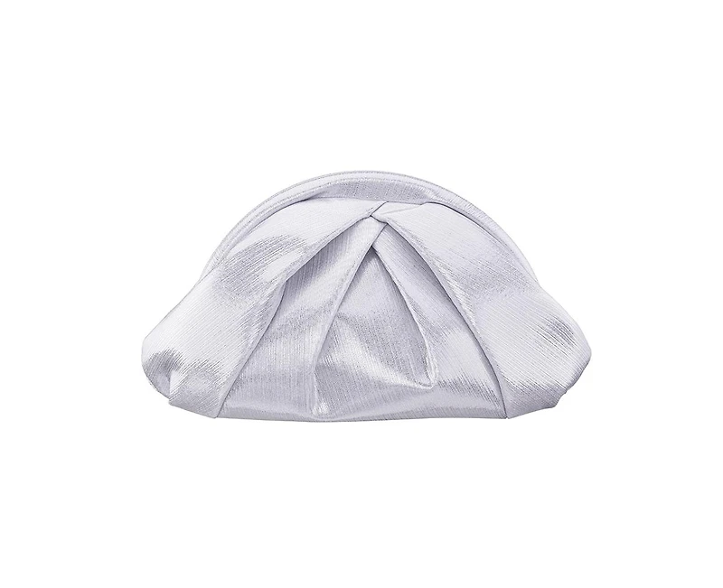 Nina Metallic Sheen Soft Pleated Clutch