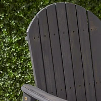 Streamdale Furniture Acacia Wood Adirondack Dining Chairs (Set Of 2)