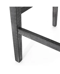 Streamdale Contemporary Upholstered Counter Stools With Armrests (30.5" Height)