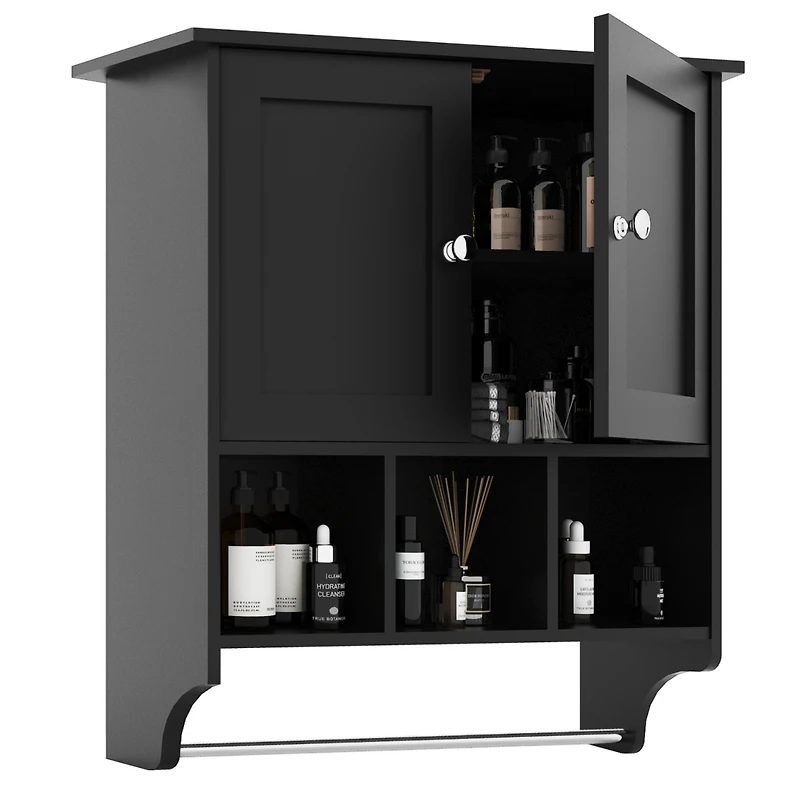 Streamdale Premium Bathroom Cabinet with Ample Storage and Towel Bar