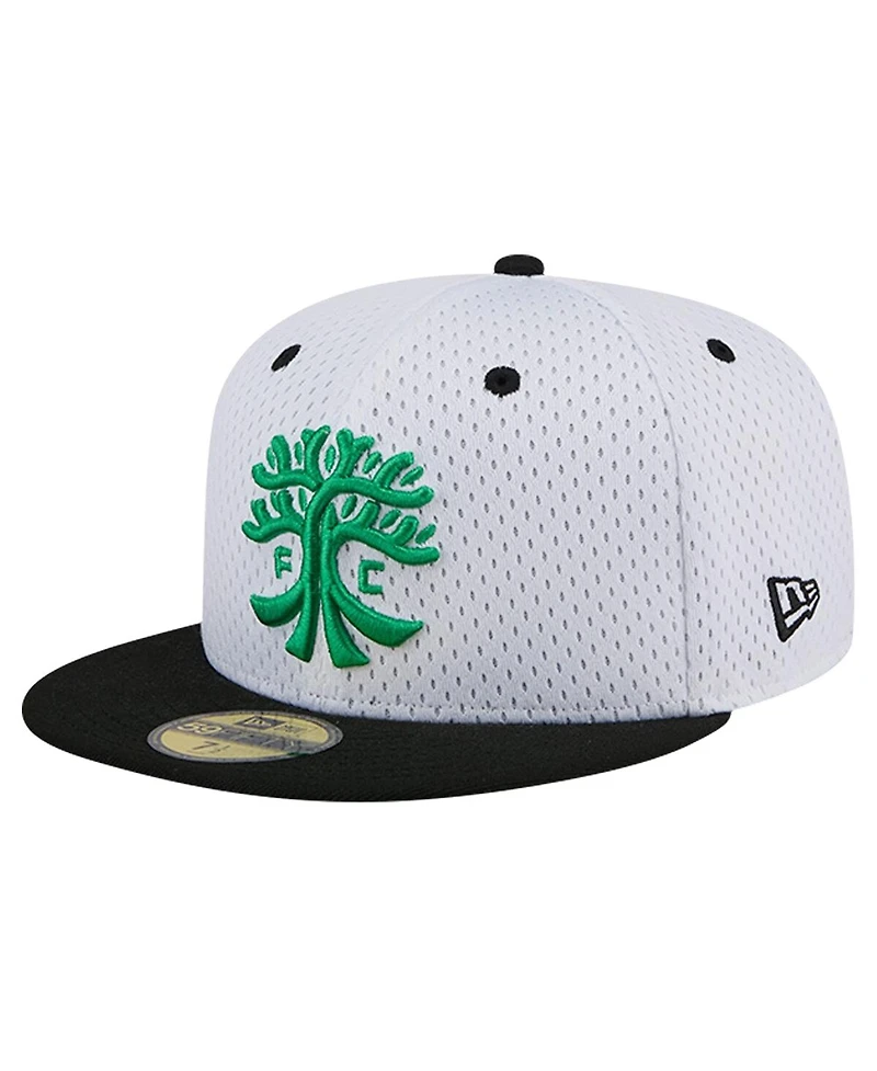 New Era Men's Gray Austin Fc Throwback Mesh 59FIFTY Hat