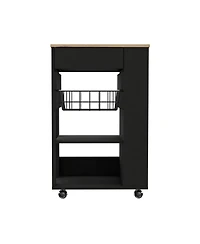 Fm Furniture Shelton Kitchen Cart