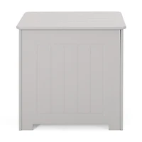 Streamdale Furniture Modern Faux Wood Bathroom Hamper With Flip Top Lid