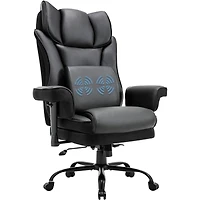 400lbs Ergonomic Office Chair with Massage Lumbar Support