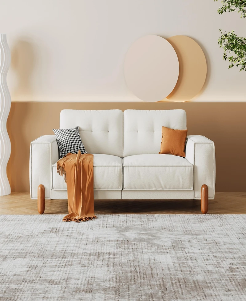 Streamdale Furniture Modern Chenille Sofa: Comfort and Style for Small Spaces