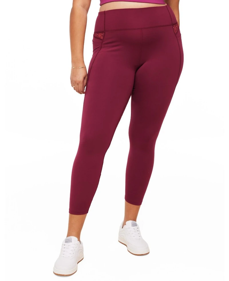 Adore Me Plus Size Lotus Lotus 7/8 High Rise Legging