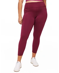 Adore Me Plus Size Lotus Lotus 7/8 High Rise Legging