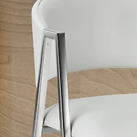 Streamdale Contemporary Counterstools With Nailhead Accents (Set Of 2)