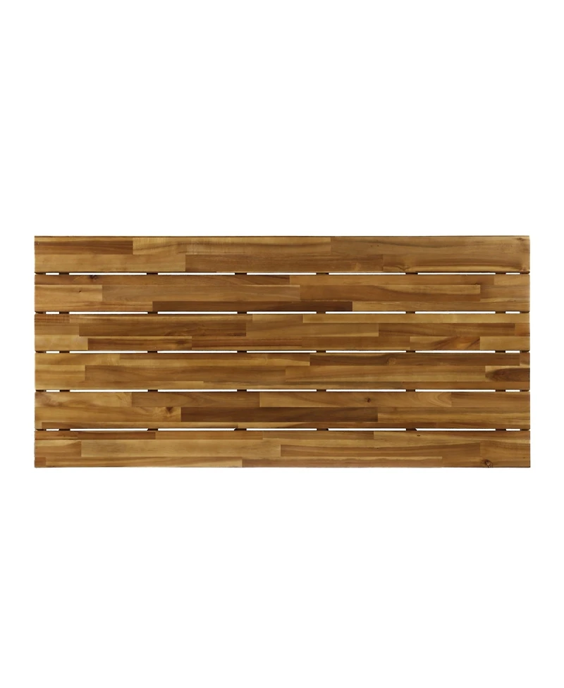 Streamdale Furniture Modern Acacia Wood Patio Coffee Table
