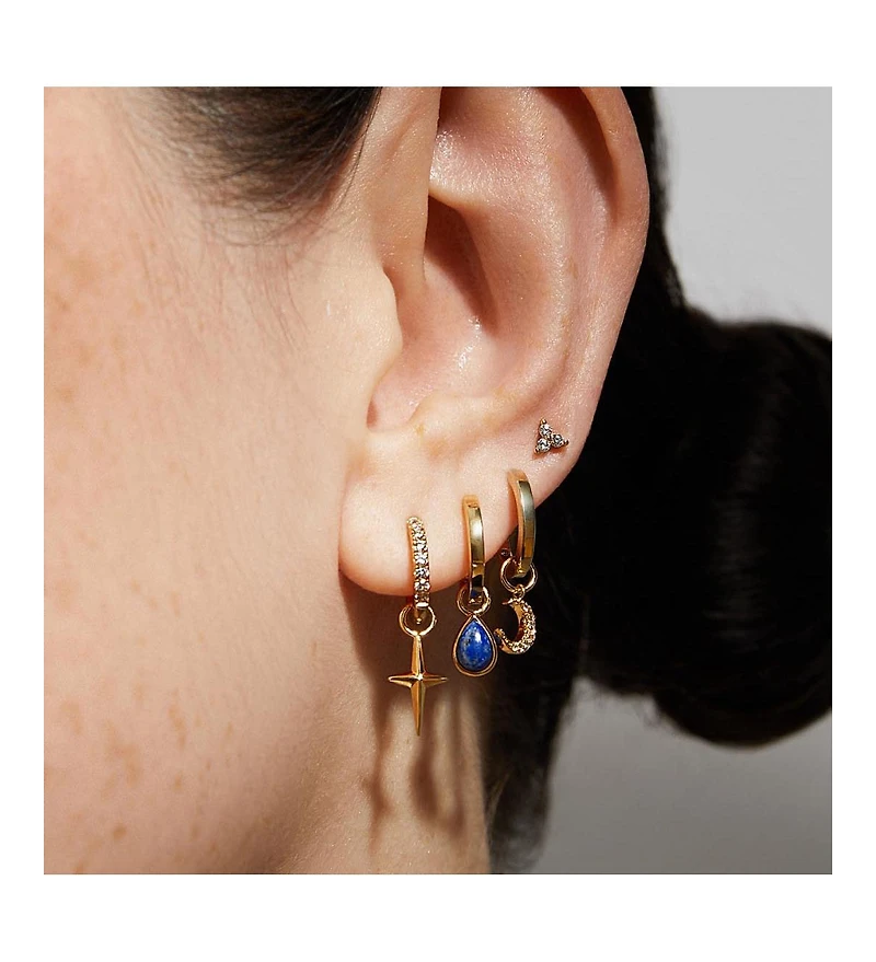 Ana Luisa Gold Huggie Hoop Earrings - Huggie Hoops