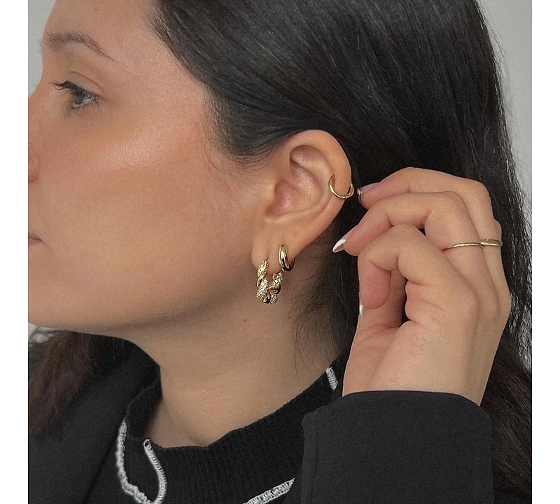 Ana Luisa - Sterling Silver - Mini Huggie Hoops