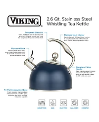 Viking 2.6-Qt. Stainless Steel Whistling Tea Kettle