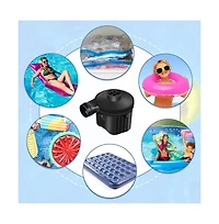Cowin Electric Air Pump Portable Inflator Deflator with 3 Nozzles 110V Ac /12V
