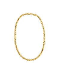 Michael Kors Brass Pave Astor Link Chain Necklace