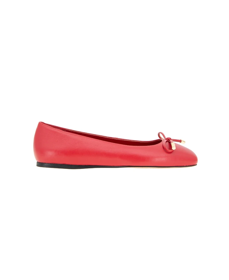 BCBGeneration Women's Hartly Square Toe Bow Ballet Flats