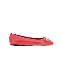 BCBGeneration Women's Hartly Square Toe Bow Ballet Flats
