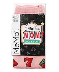 Lucky Mom Greeting Card Crew Socks