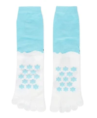 Festive Skiing Non-Skid Toe Socks