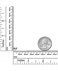 Bling Jewelry Tiny Minimalist Cubic Zirconia Cz Ribbon Bow Stud Earrings 14K Real Gold Screw Backs