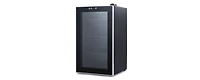 Black & Decker 2.4 Cu. Ft. Beverage Cooler with Double Pane Glass Door Drink Fridge with 76-Can Capacity