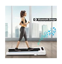 2.25 Hp 3-in-1 Folding Treadmill with Table Speaker Remote Control
