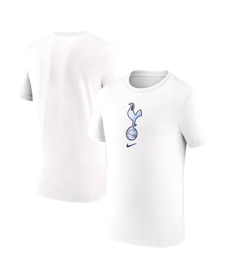Nike Men's White Tottenham Hotspur Crest T-Shirt