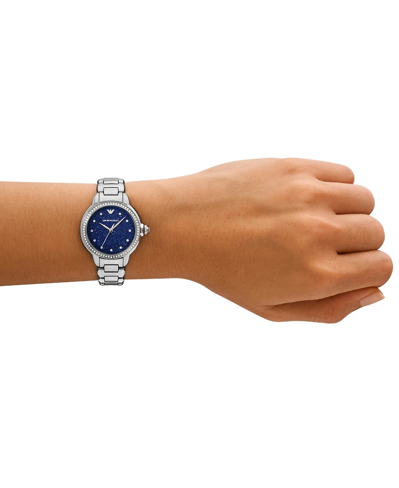 Emporio Armani Women's Rose Gold-Tone Stainless Steel Bracelet Watch 32mm