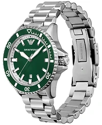 Emporio Armani Men's Sea Explorer Automatic Stainless Steel Bracelet Watch 42mm