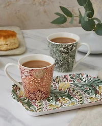 Spode Morris & Co. Mug & Tray Set