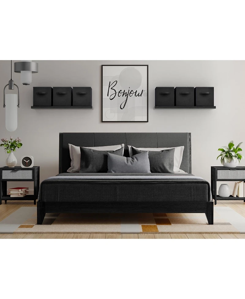 Sorbus 6 Pack 13 Inch Foldable Storage Cubes with Handles- for Organizing Home, Shelves, Nursery, Playroom