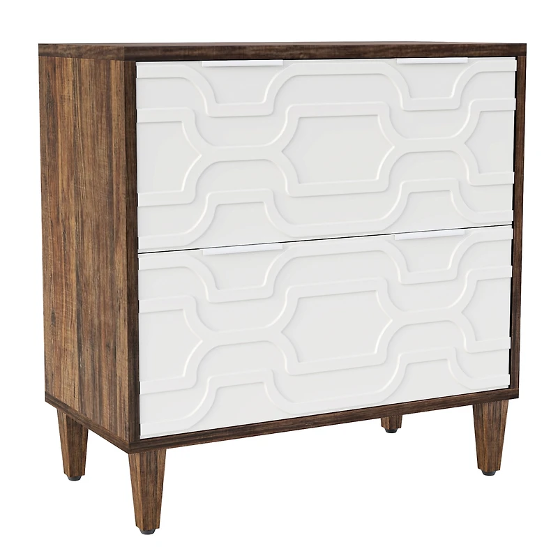 Tribesigns 2-Drawer File Cabinet, Lateral Filing Office Storage Printer Stand with Drawer for Home