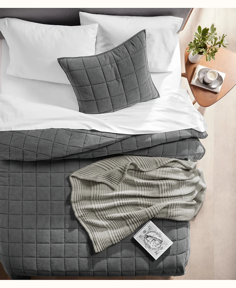 Last Act! Oake Cloud Channel Throw, 50" x 60", Exclusively at Macy's