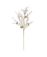 Slickblue Set of 6 Sleigh Bell Branches – Ideal for Holiday and Winter Decorating