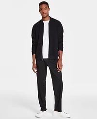 Alfani Men's Pique Knit Bomber Jacket, Created for Macy's