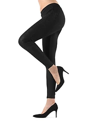 MeMoi Women's Paisley Boo Cotton Blend Leggings