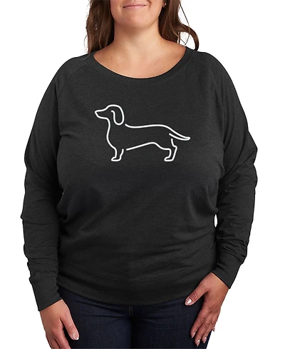 Hybrid Apparel Dachshund Plus Graphic Pullover