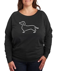 Hybrid Apparel Dachshund Plus Graphic Pullover