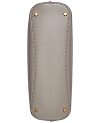 Donna Karan New York Malverne Double Top Handle Leather Satchel