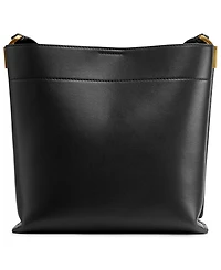 Donna Karan New York Bridgehampton Leather Turnlock Triple Compartment Crossbody